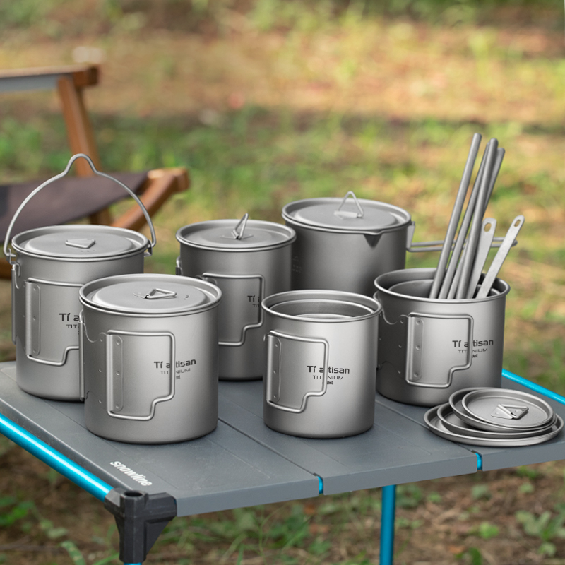 Coffee Equipment Travel Bag - Tiartisan Outdoor Titanium Leggero portatile Tazza