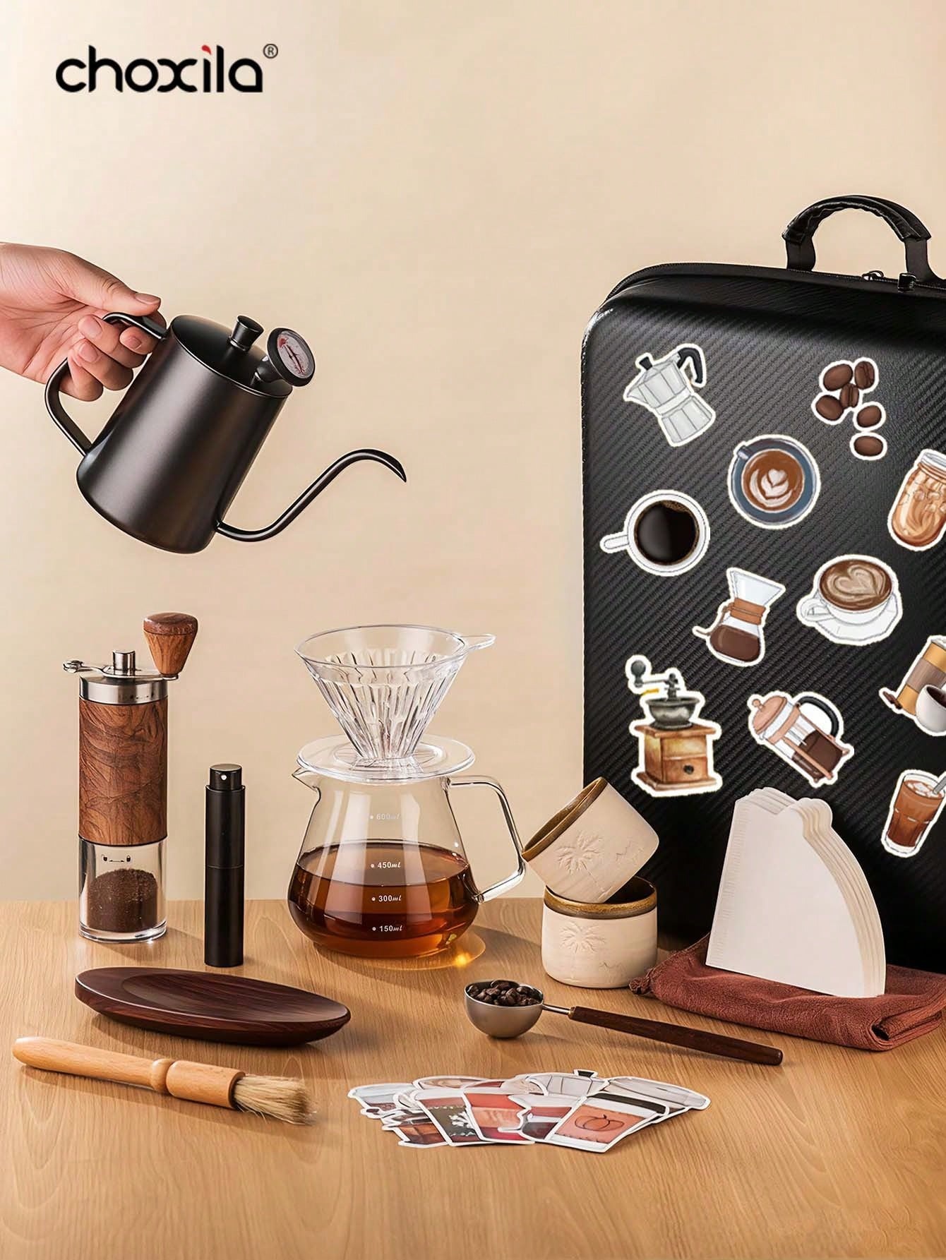 Coffee Equipment Travel Bag - Set da Viaggio per Caffè 4/9/12/15