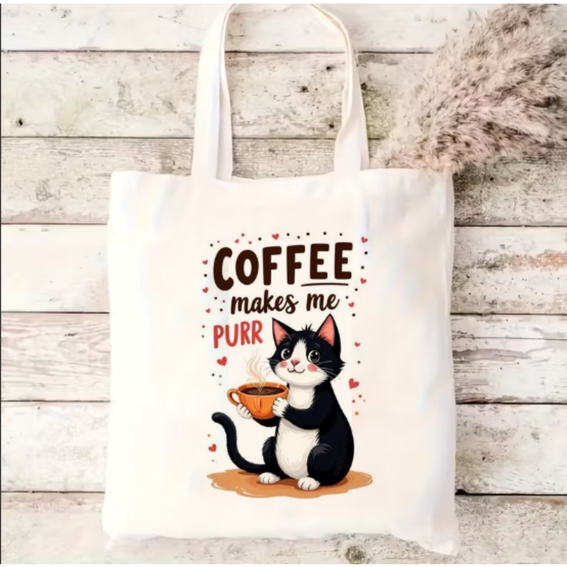 Coffee Equipment Travel Bag - Borsa Shopping in Tela Coffee Cat,