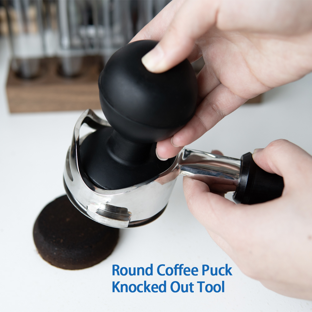 Coffee Knock Box - Disco da caffè rotondo rimuovi strumento