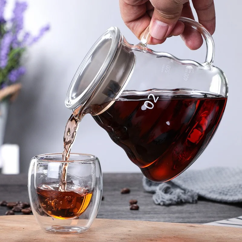 Coffee Equipment Wholesale - 350/600/800ml Hand Brew Coffee caraffa forma