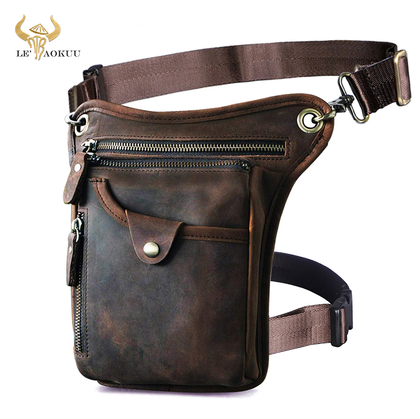 Coffee Equipment Travel Bag - Spessore Crazy Horse Leather Men Design