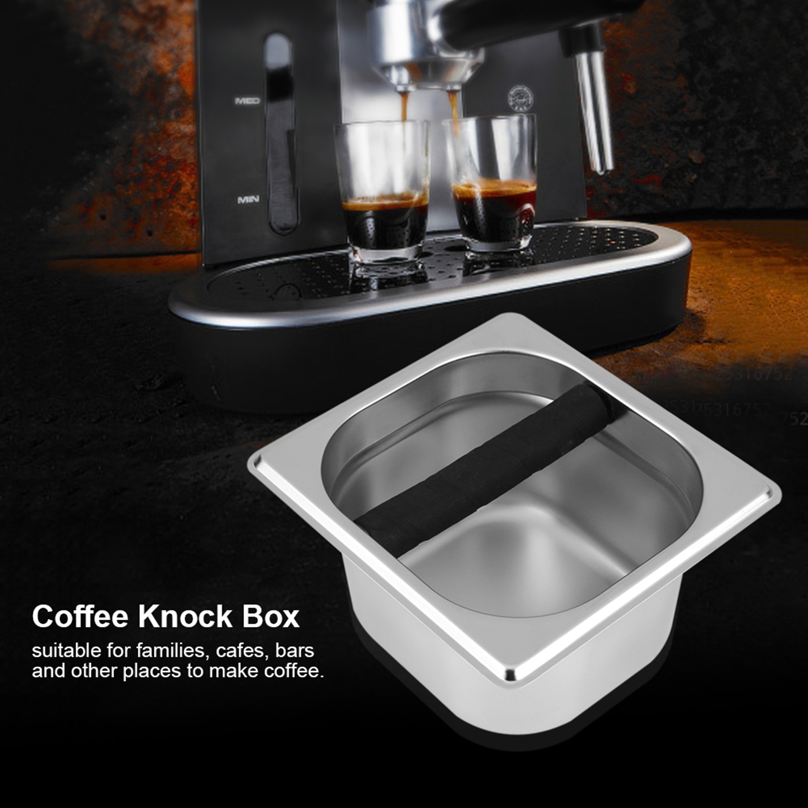 Coffee Knock Box - Scatola per residui di caffè in