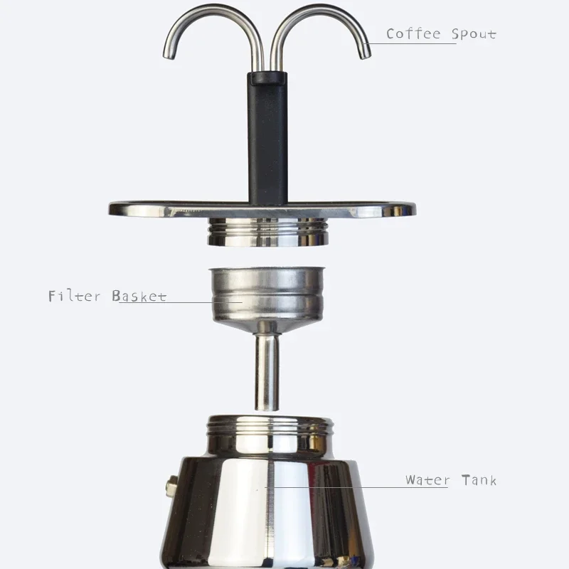 Mini Moka da 200 ml Doppio tub - Coffee Equipment Wholesale recensione e prezzo