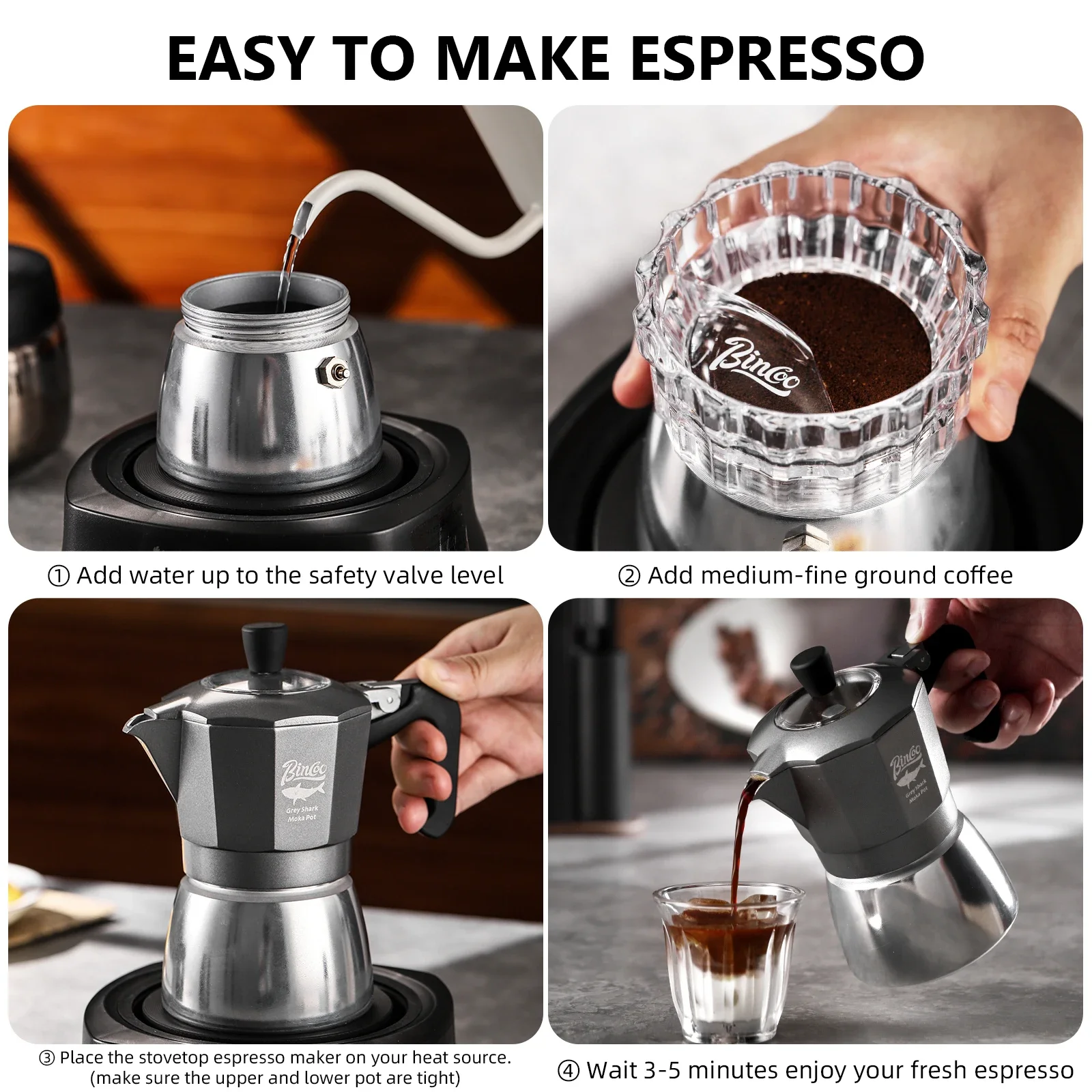 Bincoo Caffettiera Moka a Dopp - Coffee Equipment Wholesale recensione e prezzo
