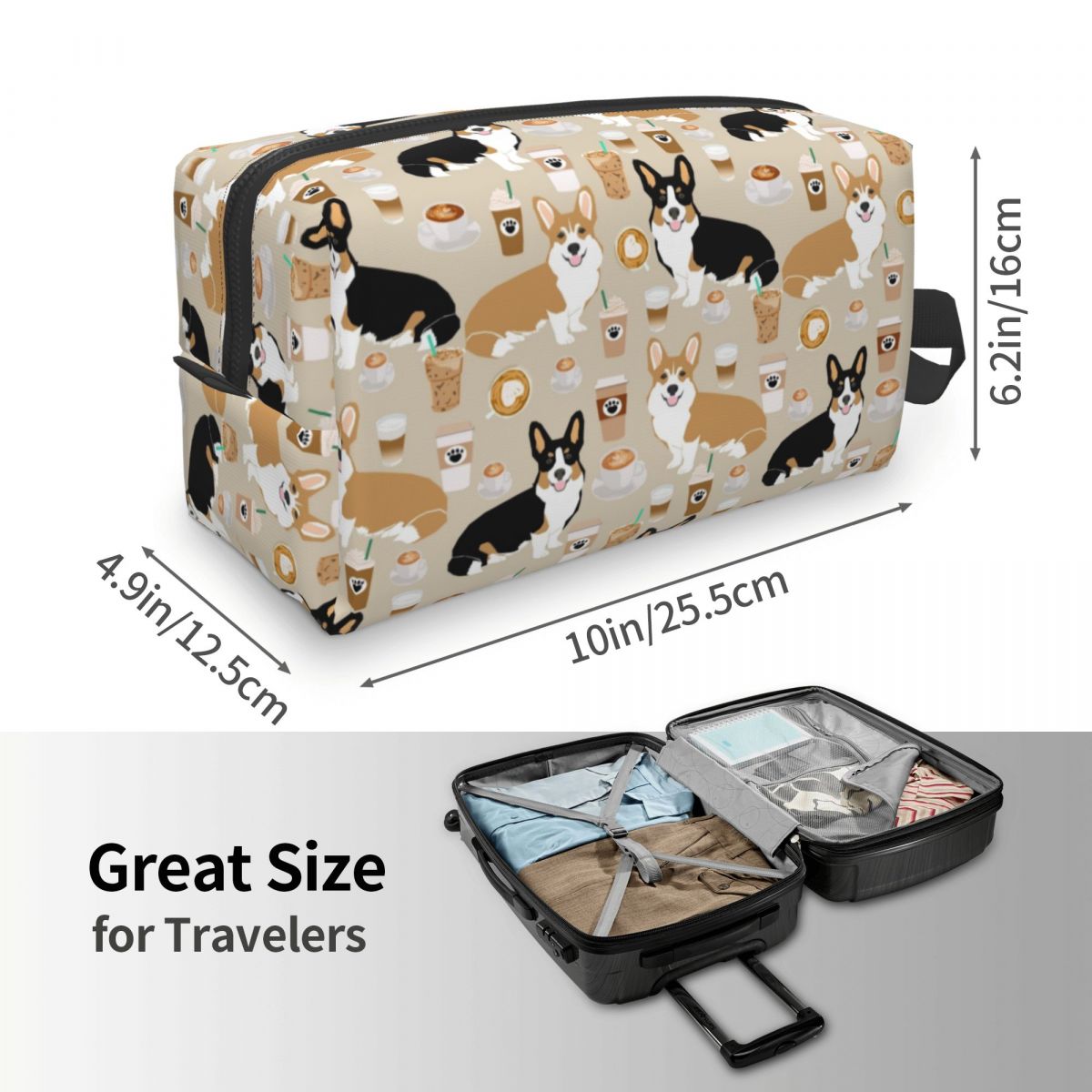 Borsa da toilette da viaggio p - Coffee Equipment Travel Bag recensione e prezzo