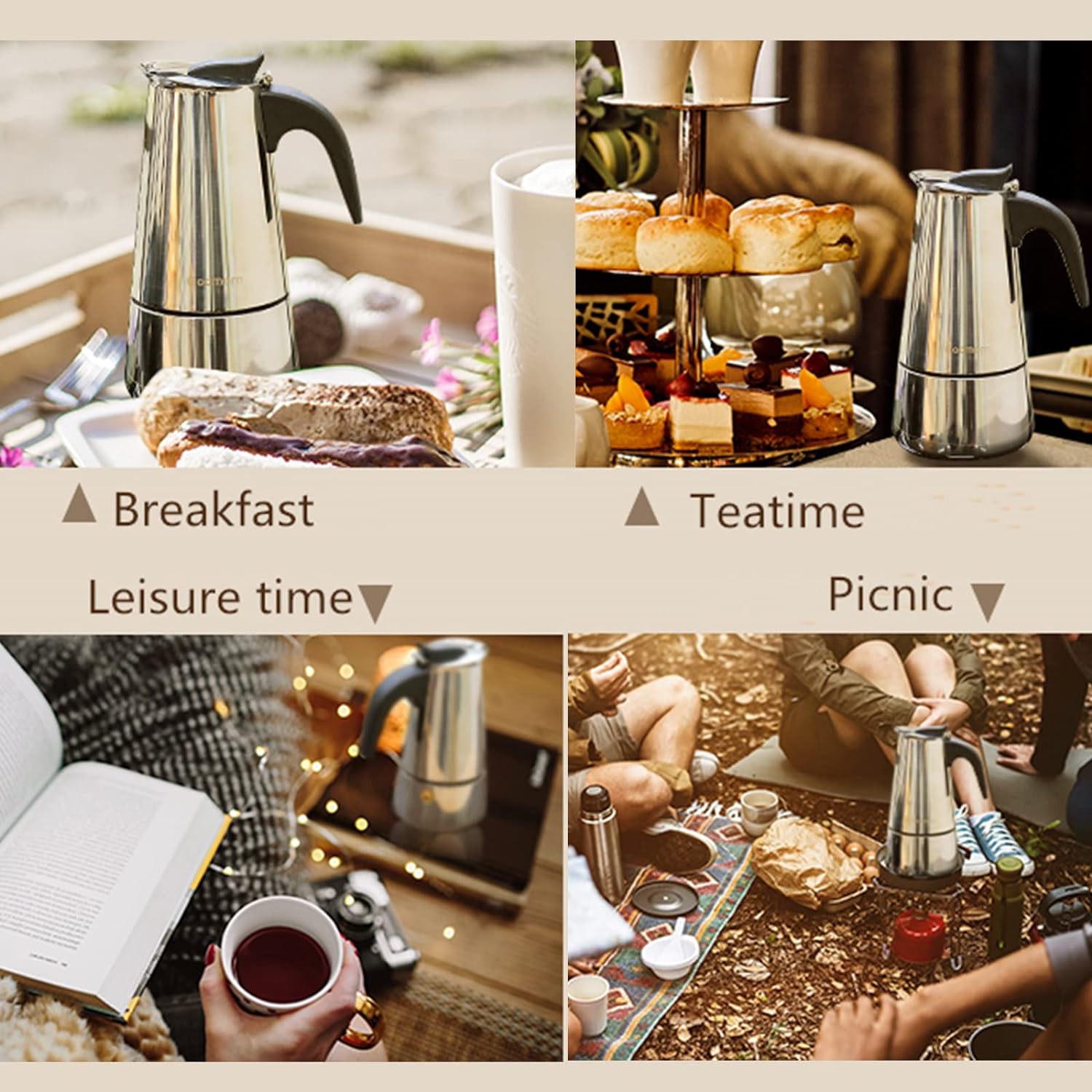 4/6/9 tazze Moka Pot Caffe Mac - Coffee Equipment Wholesale recensione e prezzo