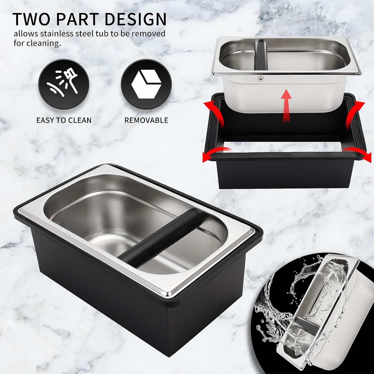 Contenitore per Fondi di Caffè - Coffee Knock Box recensione e prezzo