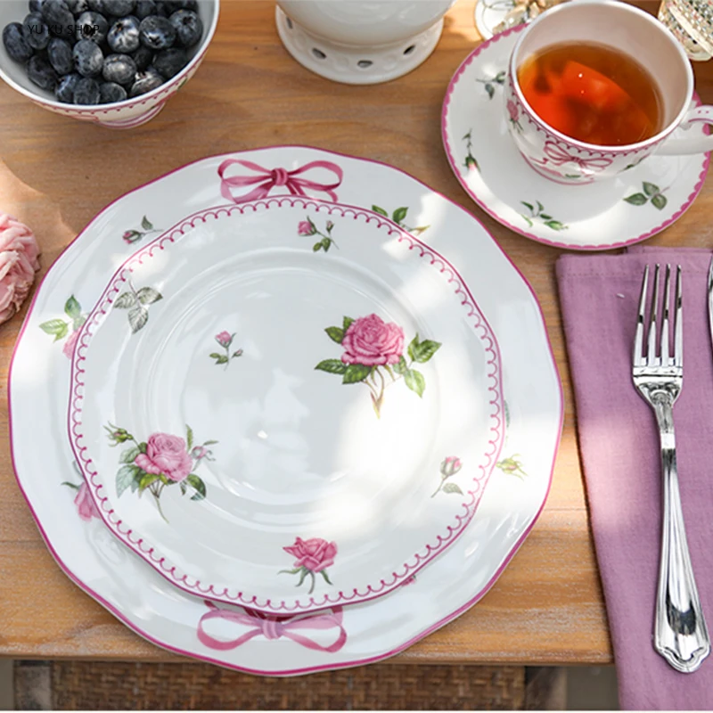 Posate rosa francese Bone Chin - Coffee Equipment Set recensione e prezzo
