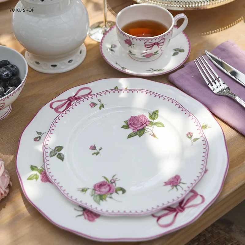 Posate rosa francese Bone Chin - Coffee Equipment Set recensione e prezzo
