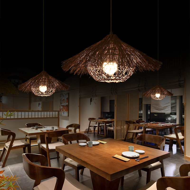 Lampadario creativo in Rattan  - Vintage Coffee Equipment recensione e prezzo